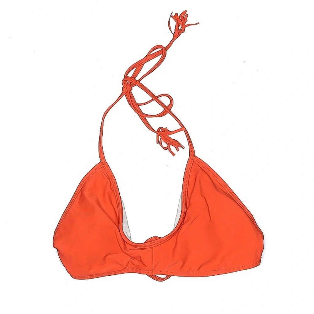 RAISINS Bikini Top Orange Large Beach Pool Swim Tangerine